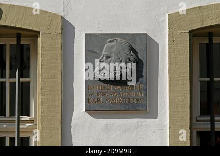 Karl-Marx-Haus, Trier, Mosel, Rheinland-Pfalz, Deutschland Stockfoto