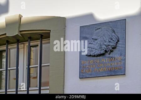 Karl-Marx-Haus, Trier, Mosel, Rheinland-Pfalz, Deutschland Stockfoto