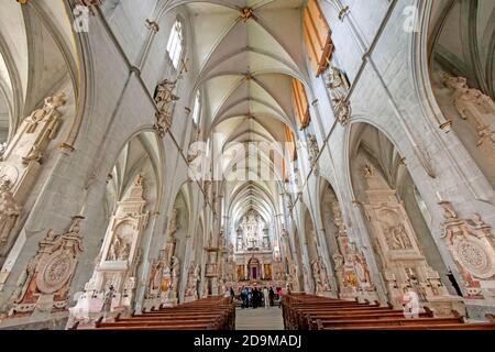 Minsterkirche in Schloss Salem am Bodensee, Baden-Württemberg, Deutschland Stockfoto