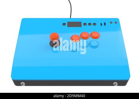 Vintage Arcade-Stick mit Joystick und Turnier-Grade-Tasten Stockfoto