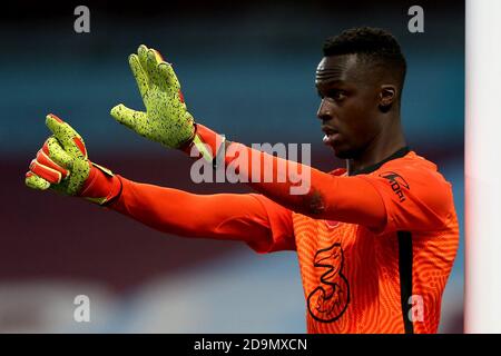 BURNLEY, ENGLAND. 31. OKTOBER Chelsea Torwart Édouard Mendy während des Premier League-Spiels zwischen Burnley und Chelsea in Turf Moor, Burnley am Samstag, 31. Oktober 2020. (Quelle: Tim Markland, Mi News) Stockfoto