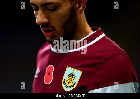 BURNLEY, ENGLAND. 31. OKTOBER Burnleys Dwight McNeil während des Premier League-Spiels zwischen Burnley und Chelsea in Turf Moor, Burnley am Samstag, 31. Oktober 2020. (Quelle: Tim Markland, Mi News) Stockfoto