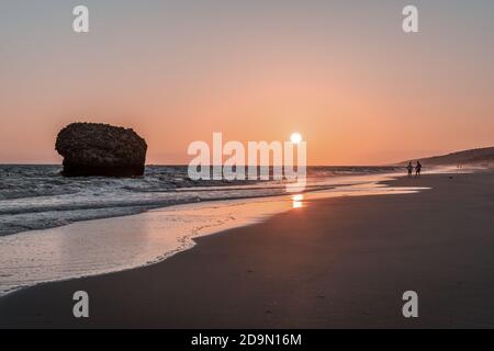 Playa Torre de la Higuera Stockfoto