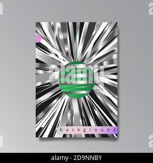 2021 glückliches neues Jahr Invation Luxus verführen, glänzend Glitch holograpic kreatives Design, Hipster junge Neon und Farbverlauf Farben, realistische Regenbogen Glanz Stock Vektor