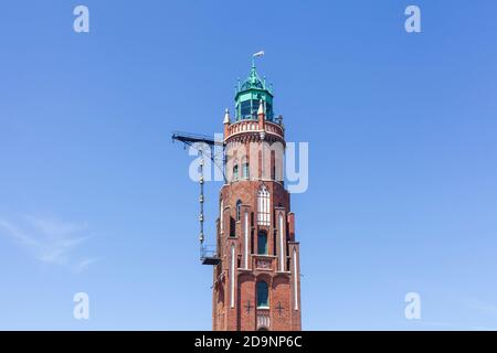 Simon-Loschen-Leuchtturm, Bremerhaven, Bremen, Deutschland, Europa Stockfoto