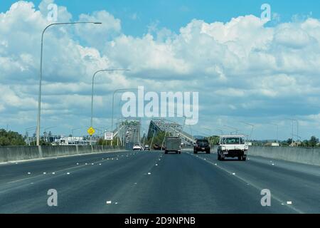 Sunshine Coast, Queensland, Australien - 20. September 2019: Auf dem Highway nach Brisbane Stockfoto