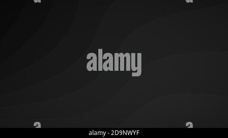 Abstrakter Hintergrund von welligen Linien in Schwarztönen Stock Vektor