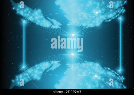 Futuristische abstrakten Hintergrund.Future Thema Konzept background.Data Dashboard, Grafik, Panel digitale concept.Vector Und Abbildung Stock Vektor