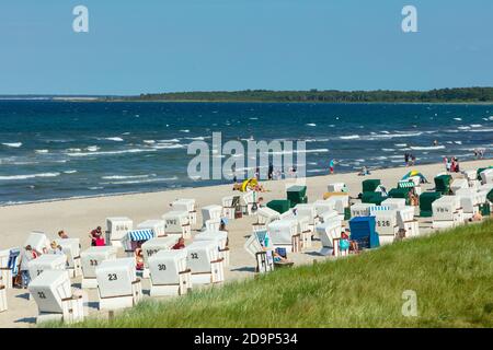 Deutschland, Mecklenburg-Vorpommern, Ostseebad Boltenhagen. Ostseestrand. Stockfoto