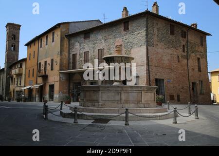 Die Stadt Deruta in Umbrien, Italien Stockfoto