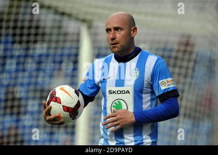 Mlada Boleslav, Tschechische Republik. September 2013. Fußball Jiri Stajner von FK Mlada Boleslav, 22. September 2013, Tschechische Republik. /PSPA/Slavek Ruta *** Local Caption Credit: Slavek Ruta/ZUMA Wire/Alamy Live News Stockfoto