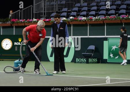 Prag, Tschechische Republik. September 2013. DAVIS CUP HALBFINALE, Tschechische Republik gegen Argenina, 13. - 15. September 2013, Prag, Tschechische Republik. /PSPA/Slavek Ruta *** Local Caption Credit: Slavek Ruta/ZUMA Wire/Alamy Live News Stockfoto