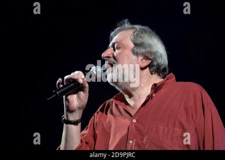 Brescia(Bs),Italien,JNovember 10,das Konzert live vom italienischen Folk-Sänger Francesco Guccini, November 10,2007 in Brescia, Italien Stockfoto