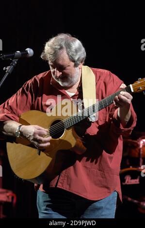 Brescia(Bs),Italien,JNovember 10,das Konzert live vom italienischen Folk-Sänger Francesco Guccini, November 10,2007 in Brescia, Italien Stockfoto