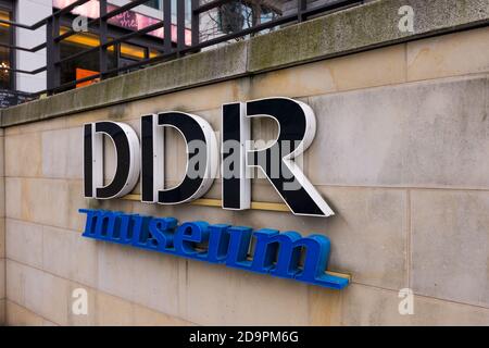 Berlin / Deutschland - 12. Februar 2017: DDR Museum, Ostdeutsches Museum im Zentrum von Berlin, Deutschland Stockfoto