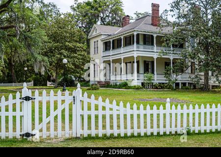 Louisiana Northshore, Madisonville, Fairview Riverside State Park Haus im Queen Anne-Stil des 19. Jahrhunderts, historisches Haus, Stockfoto