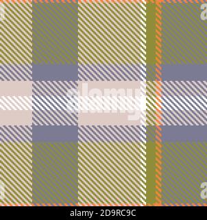 Das Element des sich wiederholenden Musters für ein Karo im klassischen Stil in warmen Farben. Nahtlos. Stockfoto