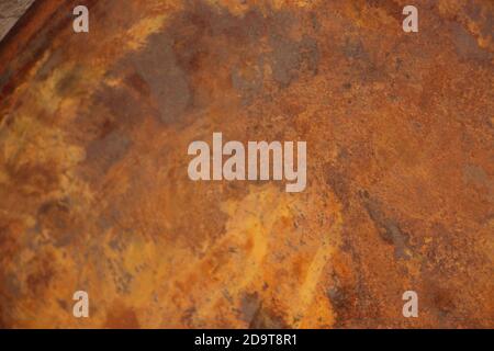 Alte Eisenblätter rostigen Metall Hintergrund Textur Stockfoto