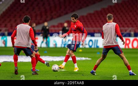 Madrid, Spanien. November 2020. Spanische La Liga Fußballspiel Atletico Madrid vs Cadiz im Wanda Metropolitano Stadium, Madrid, November 07, 2020 La Liga/Cordon Pressequelle: CORDON PRESS/Alamy Live News Stockfoto