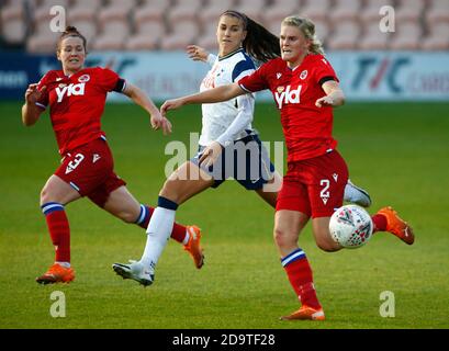 Barnett, Großbritannien. November 2020. EDGWARE, ENGLAND - NOVEMBER 07: Während der Barclays FA Women's Super League zwischen Tottenham Hotspur und Reading Women im Hive Stadium, Edgware, UK am 07. November 2020 Credit: Action Foto Sport/Alamy Live News Stockfoto