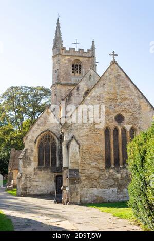 St Andrew's Church, Market Square, Castle Combe, Wiltshire, England, Großbritannien Stockfoto