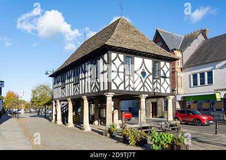 17. jahrhundert Royal Wootton Bassett Rathaus Museum, High Street, Royal Wootton Bassett, Wiltshire, England, Vereinigtes Königreich Stockfoto