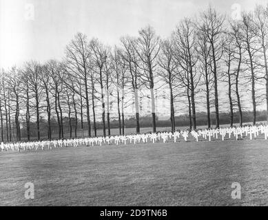 Friedhof für US-Militär während des Zweiten Weltkriegs getötet, Europa, 1950er Jahre Stockfoto
