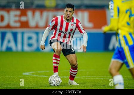 WAALWIJK, NIEDERLANDE - 7. NOVEMBER: Abdou Harroui von Sparta Rotterdam während des niederländischen Eredivisie-Spiels zwischen RKC Waalwijk und Sparta Rotterdam im Mandemakers Stadium am 7. november 2020 in Waalwijk, Niederlande (Foto von Jeroen Meuwsen/Orange Pictures) Stockfoto