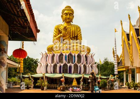 Wat Samphran Drachentempel in Nakhon Pathom Stockfoto