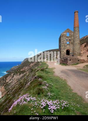 Wheal Coates, St Agnes, Cornwall. Stockfoto