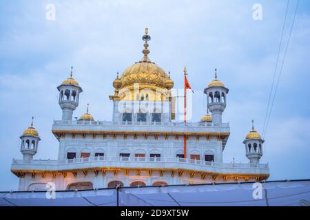 Der Harmindar Sahib, auch bekannt als Goldener Tempel Amritsar. Religiöser Ort der Sikhs. Sikh gurdwara Golden Temple Stockfoto