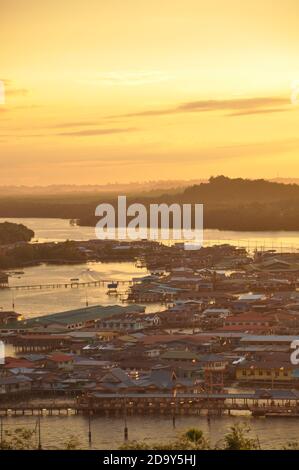 Bander Seri Begawan, BSB Stockfoto