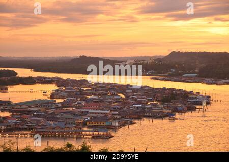 Bander Seri Begawan, BSB Stockfoto