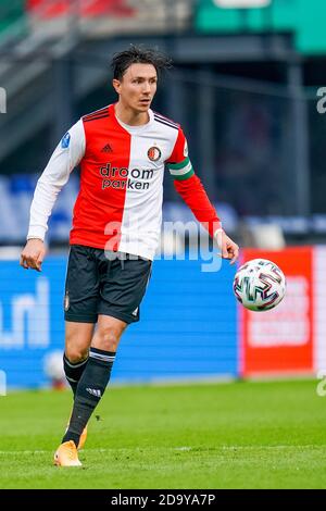 ROTTERDAM - 08-11-2020, Feijenoord Stadion de Kuip, Niederländische eredivisie Fußballsaison 2020/2021, Feyenoord - Groningen, Feyenoord Spieler Steven Berghuis Credit: Pro Shots/Alamy Live News Stockfoto