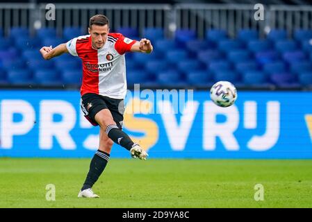 ROTTERDAM - 08-11-2020, Feijenoord Stadion de Kuip, Niederländische eredivisie Fußballsaison 2020/2021, Feyenoord - Groningen, Uros Spajic Credit: Pro Shots/Alamy Live News Stockfoto