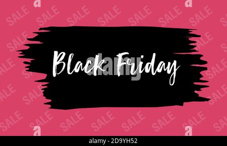 Black Friday Design für Werbung, Banner, Flyer und Flyer. Stock Vektor