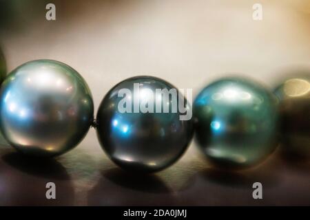 Tahia Exquisite Tahitian Pearls Shop in Papeete, Tahiti, Französisch Polynesien, Tahiti Nui, Gesellschaftsinseln, Französisch Polynesien, Südpazifik. Stockfoto