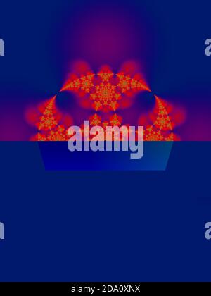 Abstrakte Werbung künstlerische mehrfarbige moderne ultramarine futuristische horizontale Fluoreszenz-Struktur Hintergrund Stockfoto