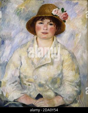 Pierre-Auguste Renoir, Französisch, 1841-1919 -- Porträt von Madame Renoir.j Stockfoto