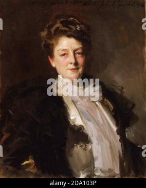 John Singer Sargent, Amerikaner (aktives London, Florenz und Paris), 1856-1925 -- Portrait von Frau J. William White. Stockfoto