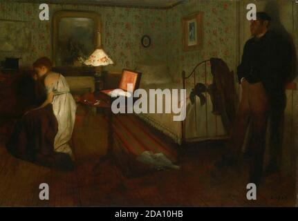 Hilaire-Germain-Edgar Degas, Französisch, 1834-1917 -- Interieur Stockfoto