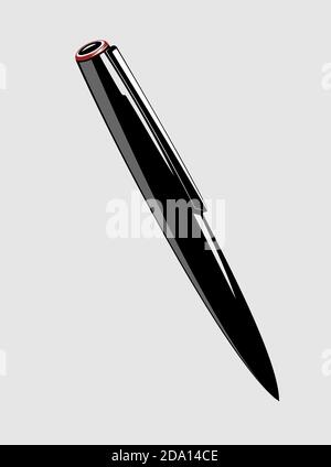 Zeichenstift Symbol Vektor-Illustration isoliert auf weiß Stock Vektor