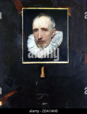 DYCK, Sir Anthony Van - Porträt von Cornelis van der Geest. Stockfoto