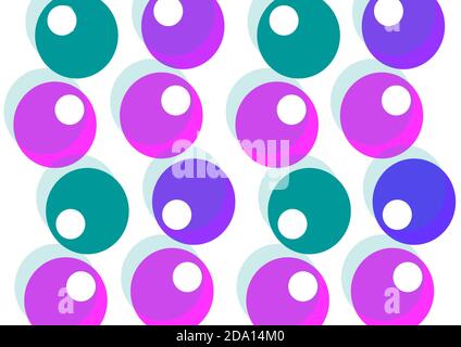 Abstrakt Kreis Papier Hintergrund-Design in voller heller Farbe Stockfoto