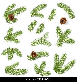 Weihnachtsbaum-Filialen Stock Vektor