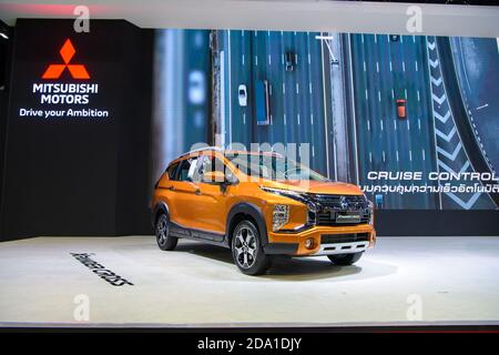 Mitsubishi Xpander Cross Auto auf der 41. BANGKOK INTERNATIONAL MOTOR SHOW 2020 am 14. Juli 2020 in Nonthaburi, Thailand ausgestellt. Stockfoto