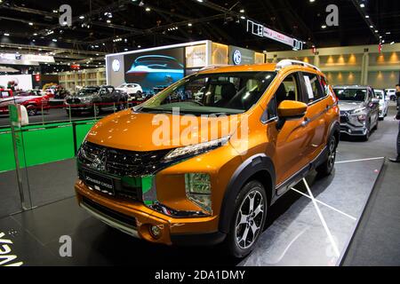 Mitsubishi Xpander Cross Auto auf der 41. BANGKOK INTERNATIONAL MOTOR SHOW 2020 am 14. Juli 2020 in Nonthaburi, Thailand ausgestellt. Stockfoto