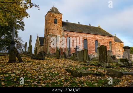 Prestonkirk Pfarrkirche, East Linton, East Lothian, Schottland, Großbritannien Stockfoto