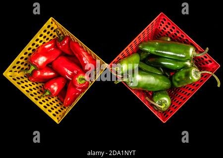 Nur Peppers Stockfoto