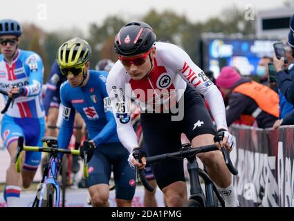 08-11-2020 VELDRIJDEN: UEC EUROPESE KAMPIOENSCHAPPEN: ROSMALEN Joris Ryf (SUI) bei den Herren Elite UEC Cyclo-Cross Europameisterschaften am 8. November 2020 in Rosmalen, Niederlande Foto von SCS/Soenar Chamid/AFLO (HOLLAND OUT) Stockfoto